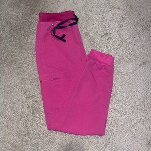 Figs: Women's Scrub Pants-Joggers, Pink, M